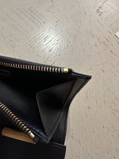 Neu $680 Bottega Veneta Damen Geldbörse Schwarz 578752 Italien