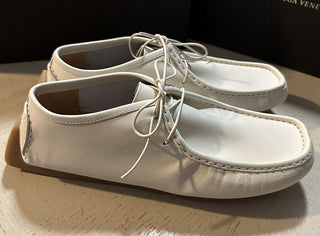 Neue $760 Bottega Venetta Herren Leder Driver Loafers Schuhe Creme 9,5 US/42,5 Eu