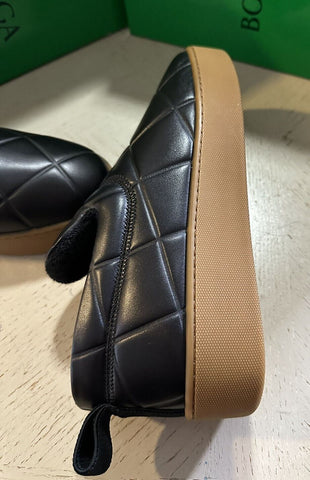 NIB 950 $ Bottega Veneta Herren Leder-Sneaker-Schuhe Schwarz 9 US/42 Eu