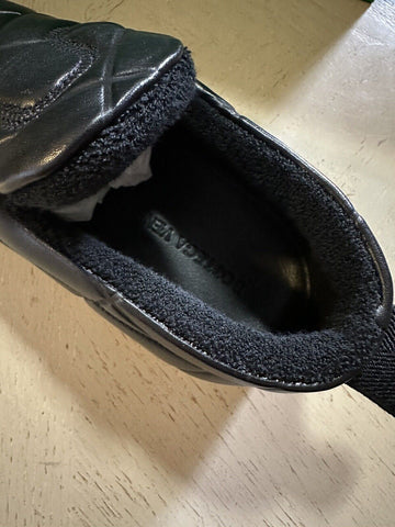 NIB 950 $ Bottega Veneta Herren Leder-Sneaker-Schuhe Schwarz 9 US/42 Eu