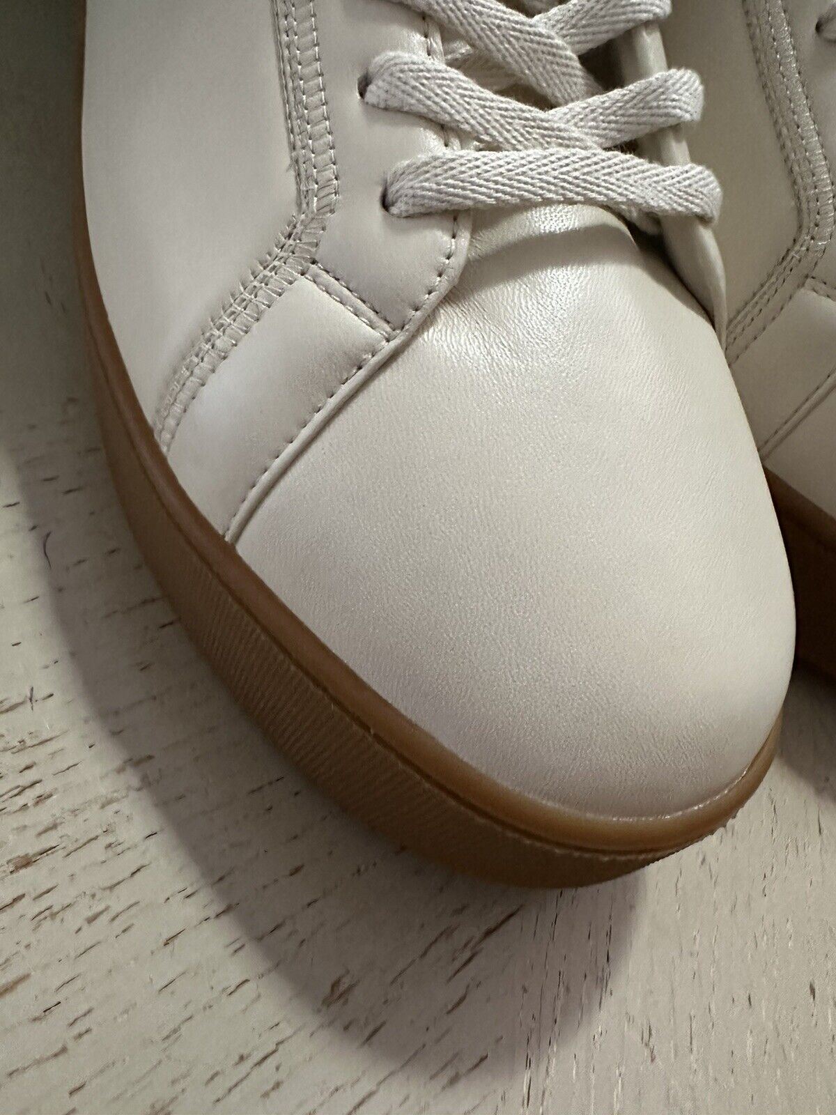 NIB 950 $ Bottega Veneta Herren-Leder-High-Top-Sneaker-Schuhe Weiß 9 US/42 Eu