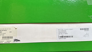 NIB 950 $ Bottega Veneta Herren-Leder-High-Top-Sneaker-Schuhe Weiß 10 US/43 Eu