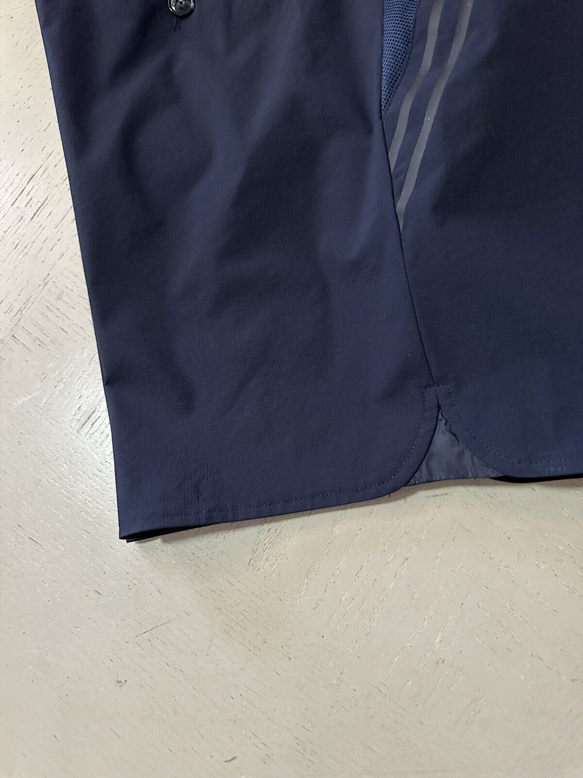NWT $1395 Мужские нейлоновые короткие шорты Kiton темно-синего цвета, размер 40 США/56 ЕС, Италия