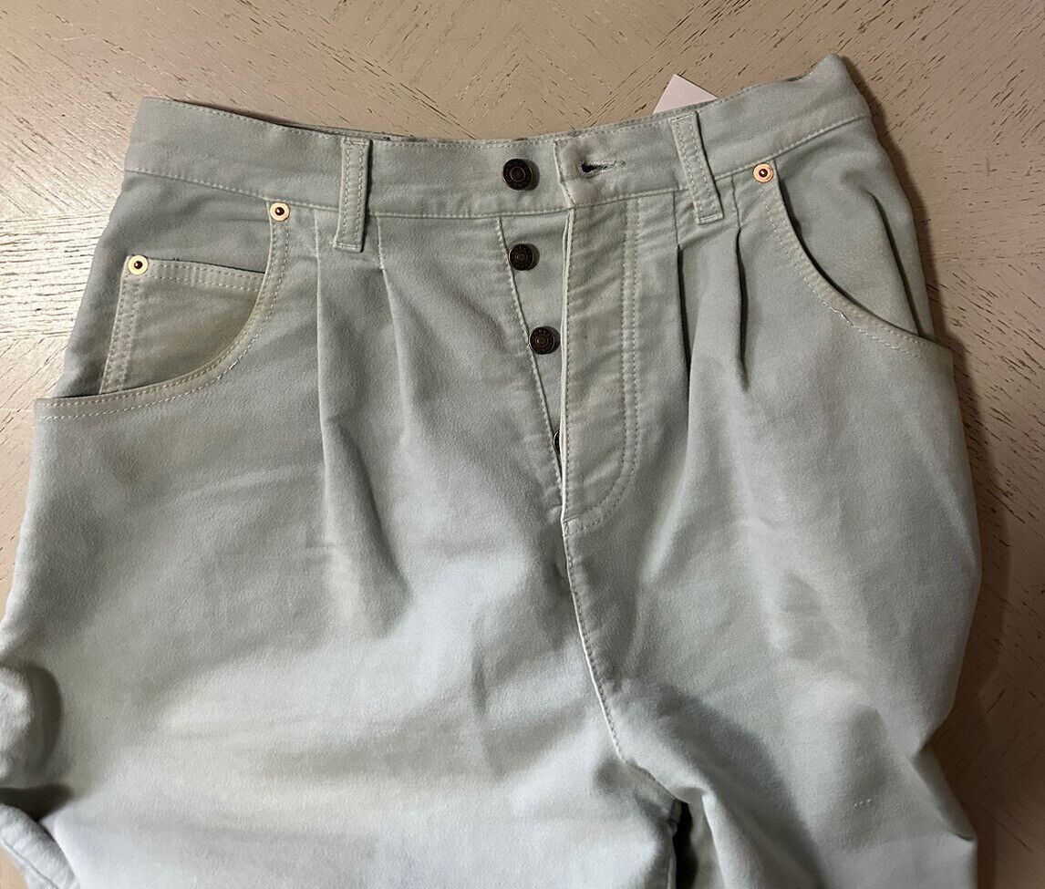 Neu mit Etikett: 1.100 $ Gucci Jeanshose aus gefärbter Baumwolle für Herren Farbe Acqua 30 US Italien