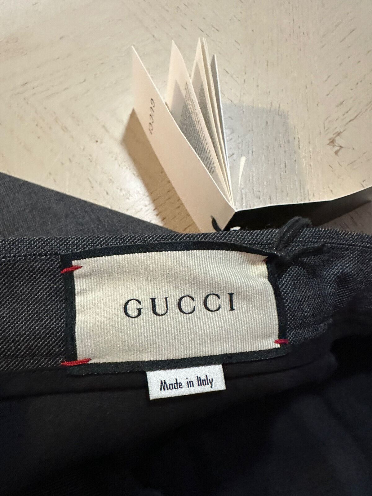 NWT $780 Gucci Men’s Classic Grisaille Short Pants MD Gray 32 US/48 Eu