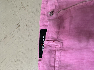 NWT $995 Kiton Mens Linen Short Color SEAFOAM Pink Size 38 Italy