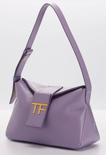 Новая маленькая кожаная сумка-хобо TOM FORD TF за 1990 долларов, цвет гиацинт