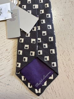 Neu 225 $ Ralph Lauren Purple Label Last Leinen-Krawatte Braun Handgefertigt in Italien