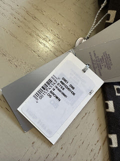 Neu 225 $ Ralph Lauren Purple Label Last Leinen-Krawatte Braun Handgefertigt in Italien