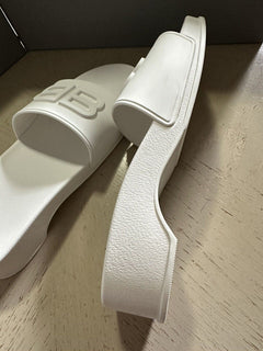 NIB $445 Balenciaga Women’s Slide Sandals White 10 US/40 Eu Italy