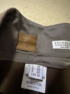 Коричневая юбка с поясом Brunello Cucinelli, $1995, 10 США (46 It), Италия