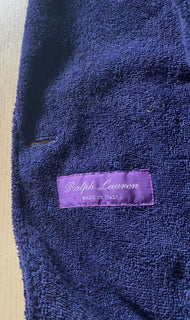 Мужской пиджак NWT Ralph Lauren Purple Label LT Navy 46 US/56 EU Италия