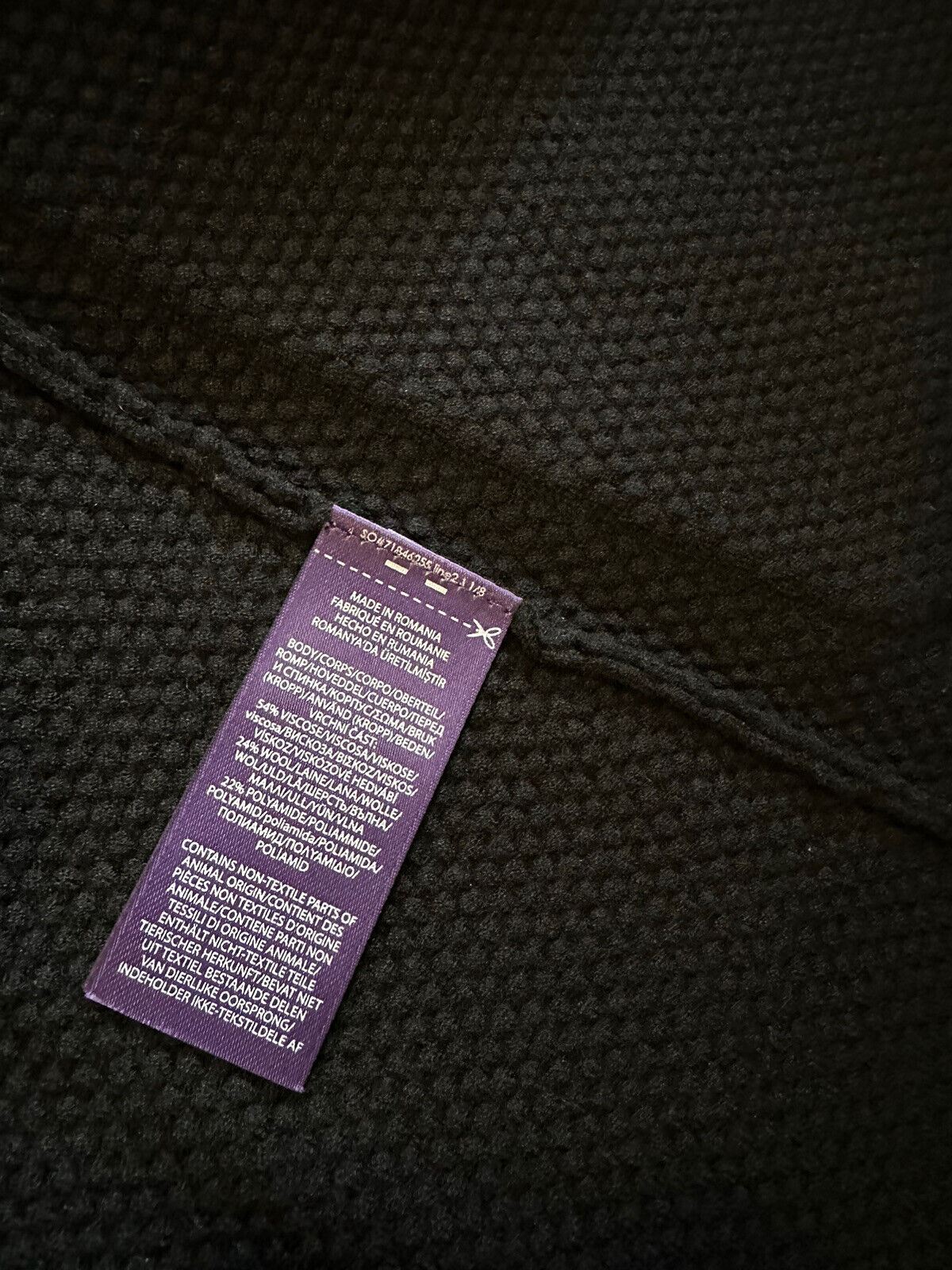 NWT $1695 Ralph Lauren Purple Label Мужской кардиган с шалью, свитер, куртка, черный XS
