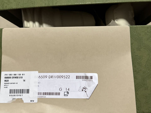 New $1980 Gucci Men Leather Disney Gucci Sneakers Shoes Ivory 15 US/14 UK 656509