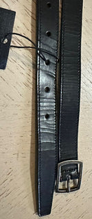 New Saint Laurent Men CINTURA PRINT Leather Belt Black 95/38