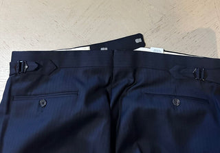 Новый мужской костюм Ralph Lauren Purple Label стоимостью 3495 долларов в темно-синюю полоску 42 л США/52 л ЕС Италия