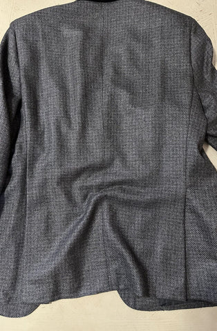 Neu mit Etikett: 6600 $ Brioni Herren-Sportmantel-Blazer aus Kaschmir/Seide DK Grau 46R US/56R Eu