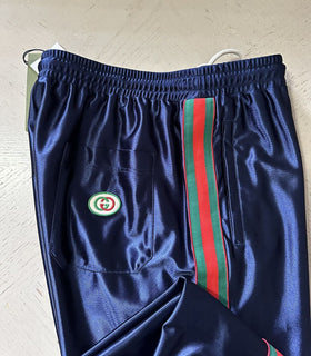 Новые мужские спортивные брюки из технического полистера Gucci за 1250 долларов, синие, размер XXL-XXXL
