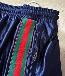 Новые мужские спортивные брюки из технического полистера Gucci за 1250 долларов, синие, размер XXL-XXXL