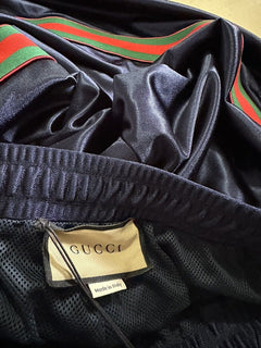 Новые мужские спортивные брюки из технического полистера Gucci за 1250 долларов, синие, размер XXL-XXXL