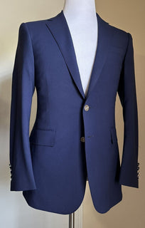 NWT $299 Ralph Lauren Black Label Мужской спортивный пиджак Королевский темно-синий 38S/48S Италия