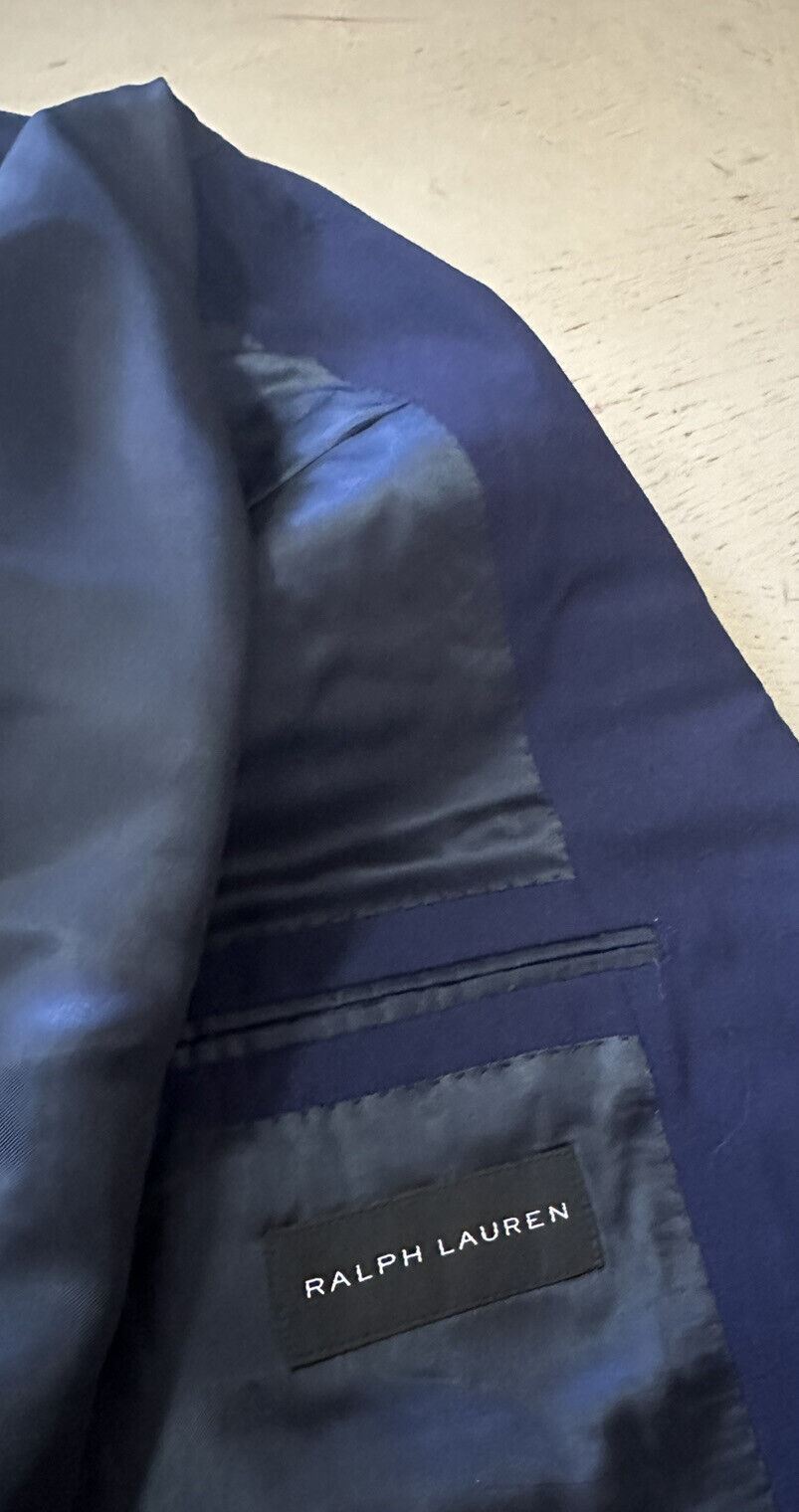 NWT $299 Ralph Lauren Black Label Мужской спортивный пиджак Королевский темно-синий 38S/48S Италия