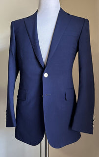NWT $299 Ralph Lauren Black Label Мужской спортивный пиджак Королевский темно-синий 38S/48S Италия
