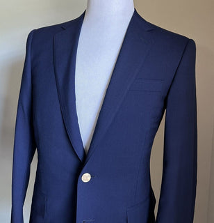 NWT $299 Ralph Lauren Black Label Мужской спортивный пиджак Королевский темно-синий 38S/48S Италия