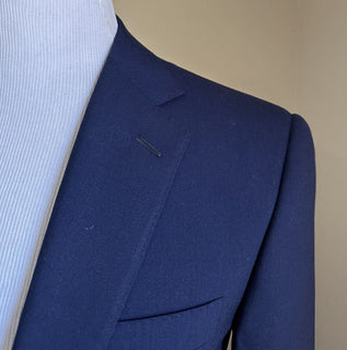 NWT $299 Ralph Lauren Black Label Мужской спортивный пиджак Королевский темно-синий 38S/48S Италия