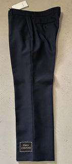 NWT $1250 Мужские классические брюки Gucci из шерсти и мохера, черные 34 США (50 ЕС) Италия