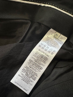 NWT $1250 Мужские классические брюки Gucci из шерсти и мохера, черные 34 США (50 ЕС) Италия