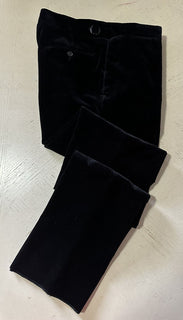 NWT $595 Ralph Lauren Purple Label Мужские вельветовые брюки черные 38 США (54 ЕС) Ita