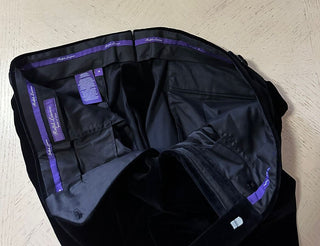 NWT $595 Ralph Lauren Purple Label Мужские вельветовые брюки черные 38 США (54 ЕС) Ita