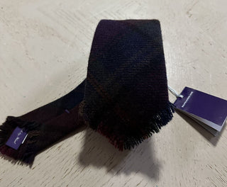 Новый шерстяной галстук Ralph Lauren Purple Label за 269 долларов, красный/мульти, сделано вручную в Италии