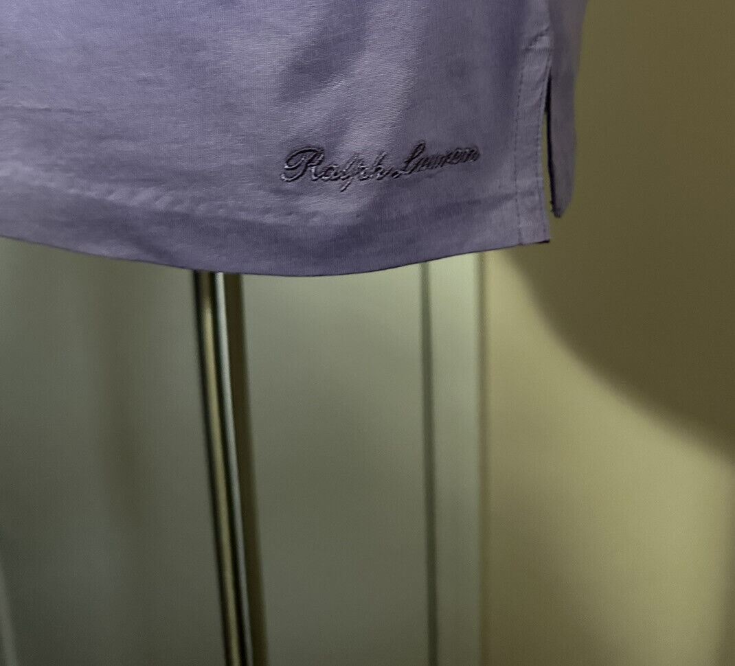 Мужская хлопковая футболка NWT Ralph Lauren Purple Label фиолетовая M