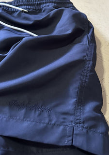 Мужские шорты для плавания NWT Ralph Lauren Purple Label, темно-синие, размер M
