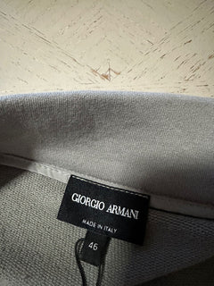 Новый мужской спортивный костюм Giorgio Armani стоимостью 3590 долларов США, цвет Неббия/Серый, 36 США/46 ЕС, Италия