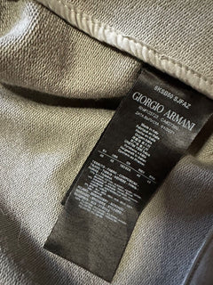 Новый мужской спортивный костюм Giorgio Armani стоимостью 3590 долларов США, цвет Неббия/Серый, 36 США/46 ЕС, Италия