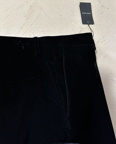 NWT $1195 Мужские вельветовые брюки Giorgio Armani Drsss черные 36 США/52 ЕС Италия