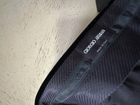 NWT $1195 Мужские вельветовые брюки Giorgio Armani Drsss черные 36 США/52 ЕС Италия