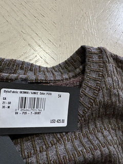 NWT $425 Giorgio Armani Mens T Shirt Brown/Gray 44 US/54 Eu ( XL )