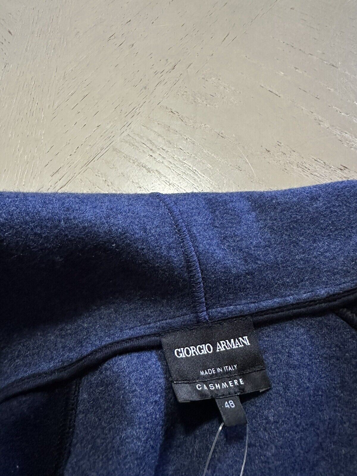 New $7690 Giorgio Armani Men Cashmere Track Suit Color Navy 38 US/48 Eu Italy