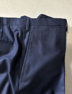 Мужские классические брюки Kiton, темно-синие 40 долларов США, 1795 долларов США, сделано вручную в Италии.