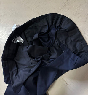 Мужские классические брюки Kiton, темно-синие 40 долларов США, 1795 долларов США, сделано вручную в Италии.