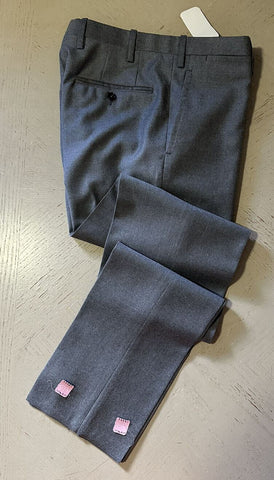 NWT $1795 Kiton Men’s Dress Pants Gray 30 US/46 Eu Hand made in Italy