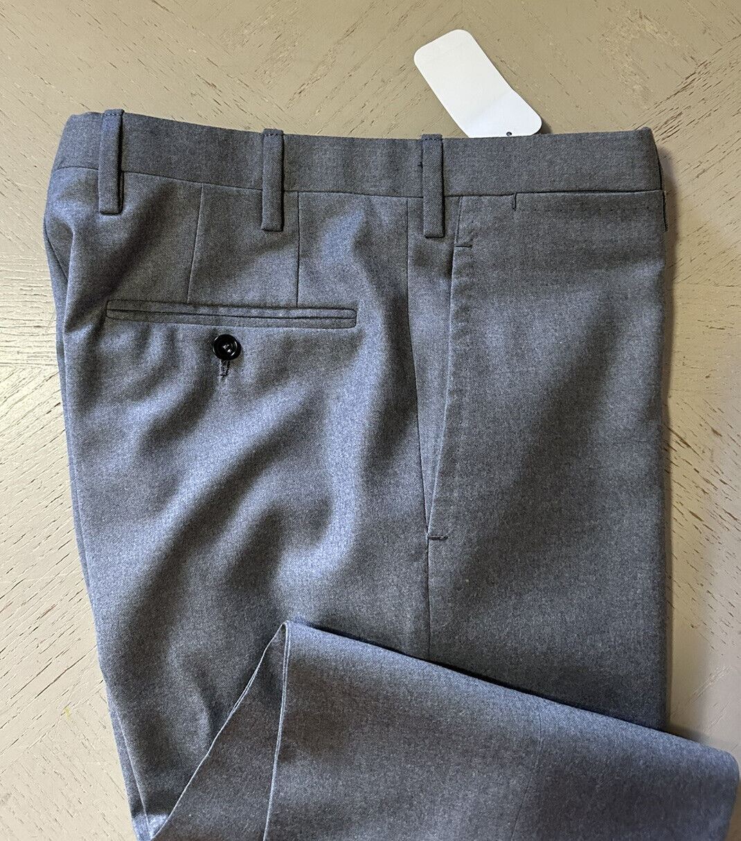 СЗТ $1795 Мужские классические брюки Kiton серые 30 США/46 ЕС Ручная работа в Италии