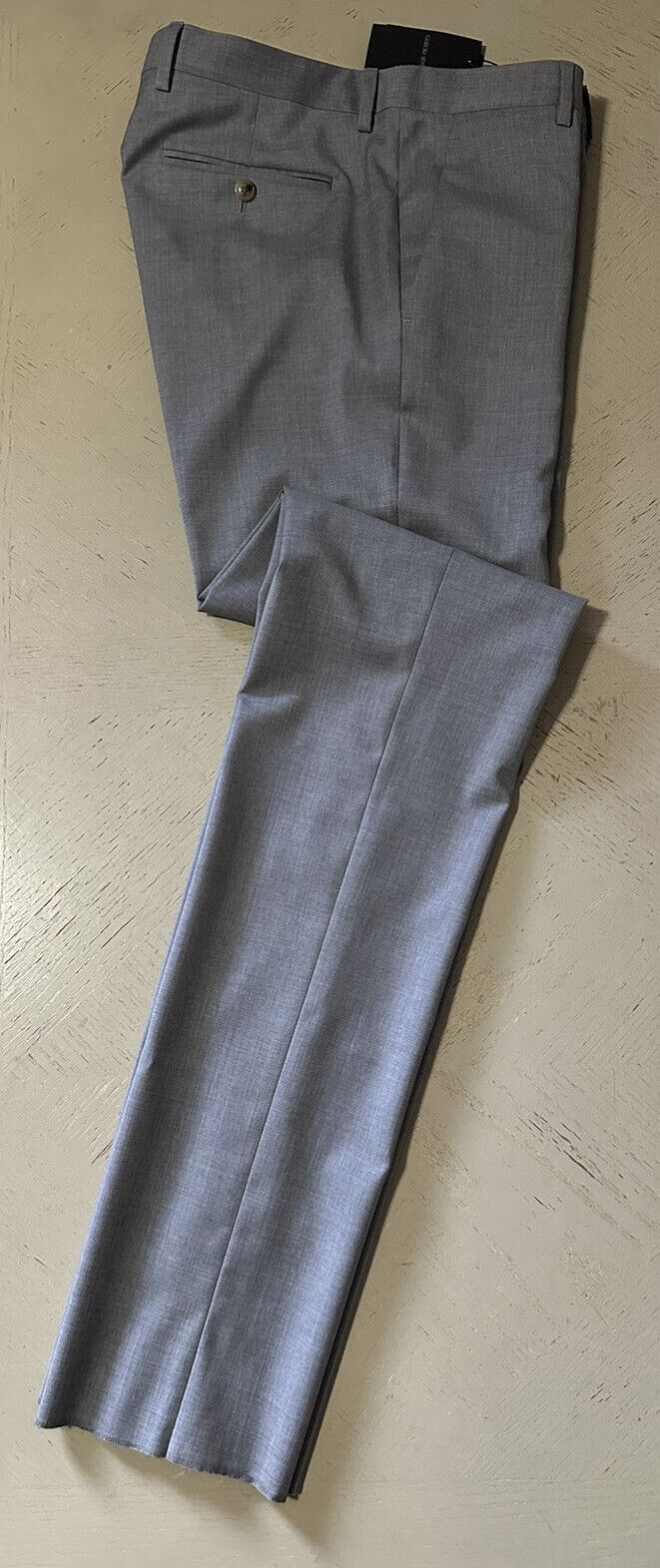 Neu mit Etikett: 825 $ Giorgio Armani Herren Drsss Hose LT Grau 32 US/48 Eu Italien