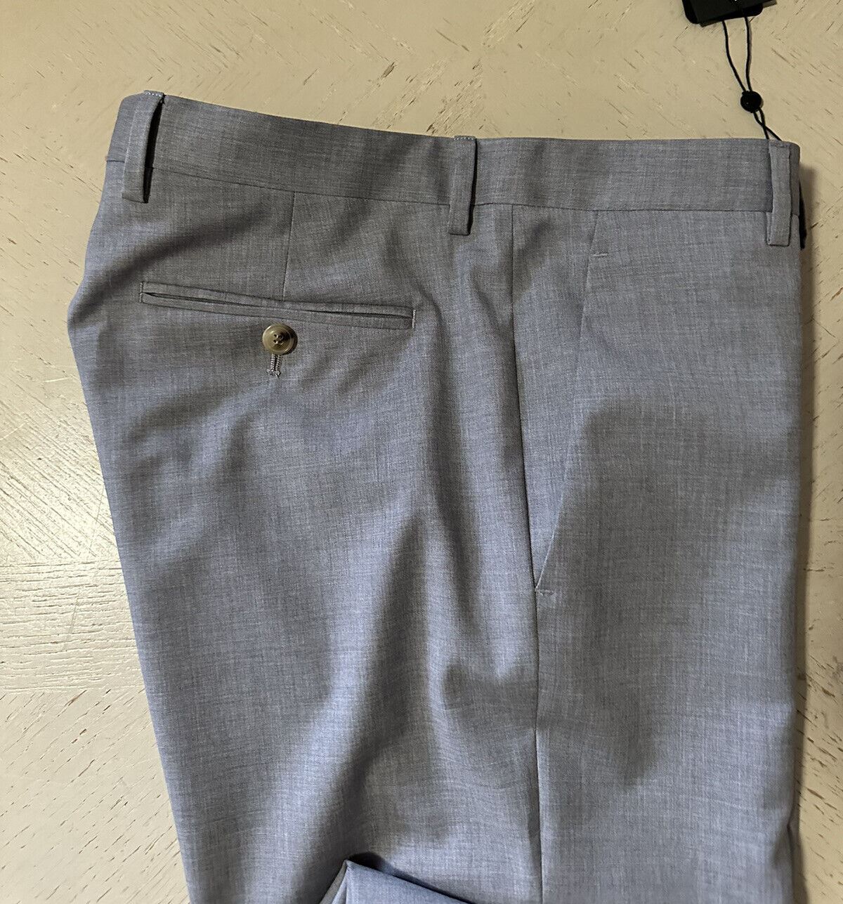 Neu mit Etikett: 825 $ Giorgio Armani Herren Drsss Hose LT Grau 32 US/48 Eu Italien