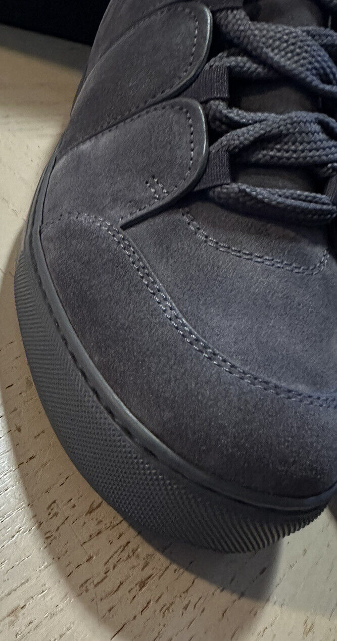 Новые замшевые/кожаные кроссовки Ermenegildo Zegna Couture за 850 долларов США, темно-серые 9,5 США