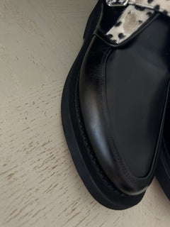 NIB $1145 Saint Laurent Мужские ботинки TEDDY 10 с пряжками BO HELL Черные 9 US/42 E